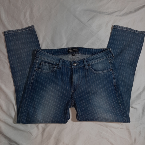 Agave Denim Pin Stripped Jeans - Picture 3 of 7